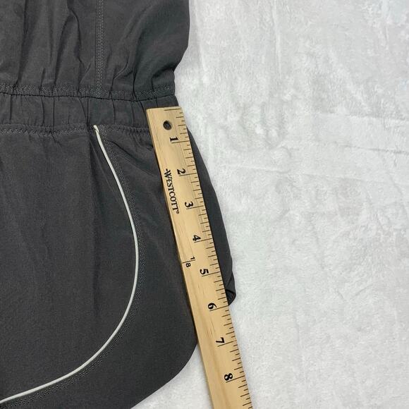 Lululemon Speedy Runsie Romper Womens 6/8 Gray Activewear Running One Piece - Picture 11 of 14